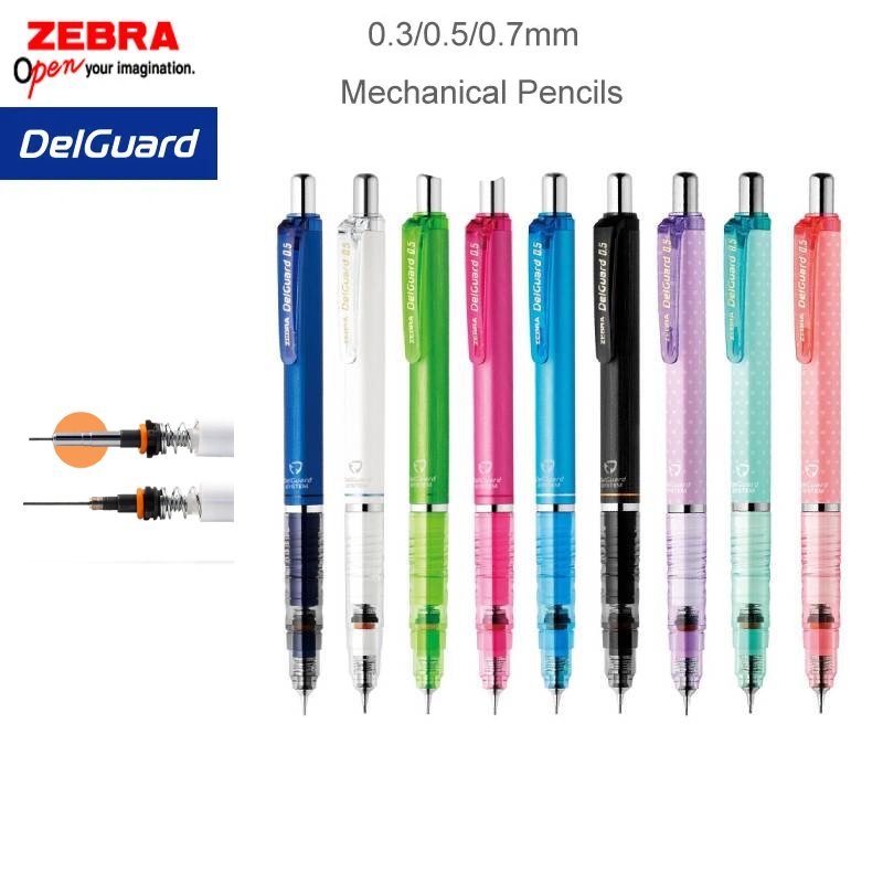 Mechanical Pencil 0.3 - Zebra delguard lápis mecânico japonês papelaria