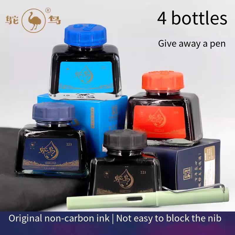 Fountain Pen Bottled Ink - Tinta para caneta-tinteiro Ostrich série 2,