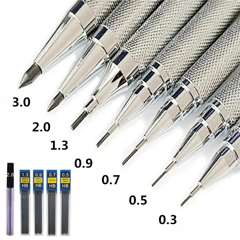 Mechanical Pencil 0.3 - Lápis mecânico de metal 0.3 0.5