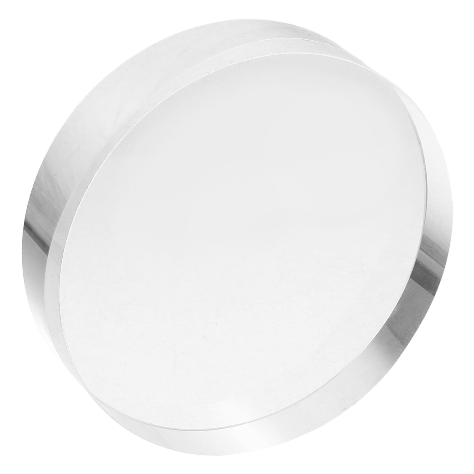Paper Weight Crystal - Base de Vidro Transparente Redonda para