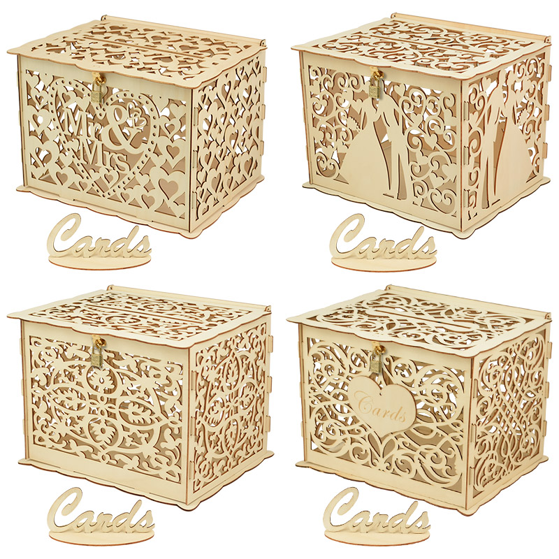30x24x21cm diy caixa de cartão - Card Index Box avaliação e preço