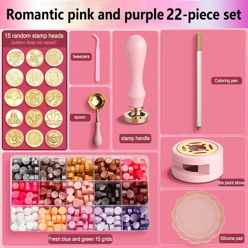Conjunto de selo de cera lacad - Wax Seal Stamp Set avaliação e preço