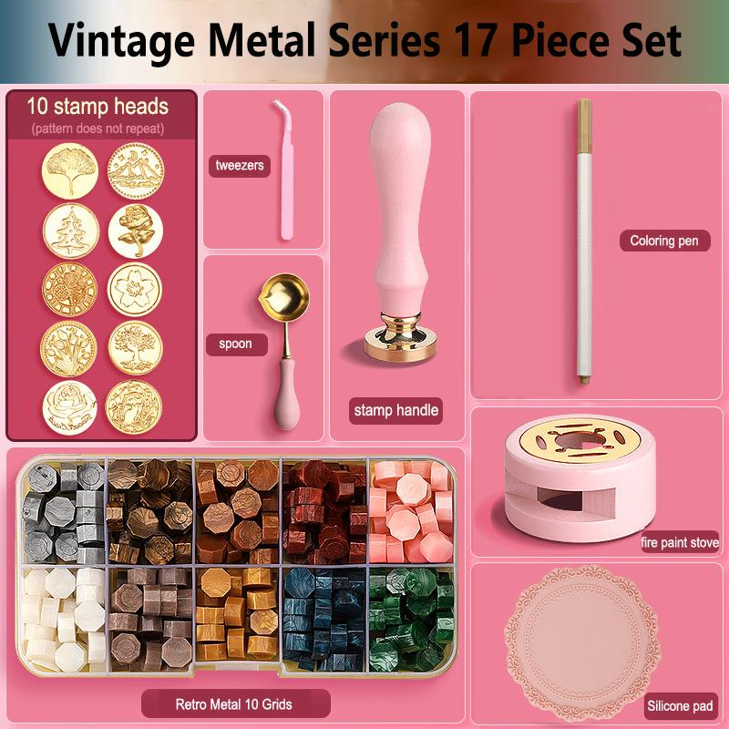 Conjunto de selo de cera lacad - Wax Seal Stamp Set avaliação e preço