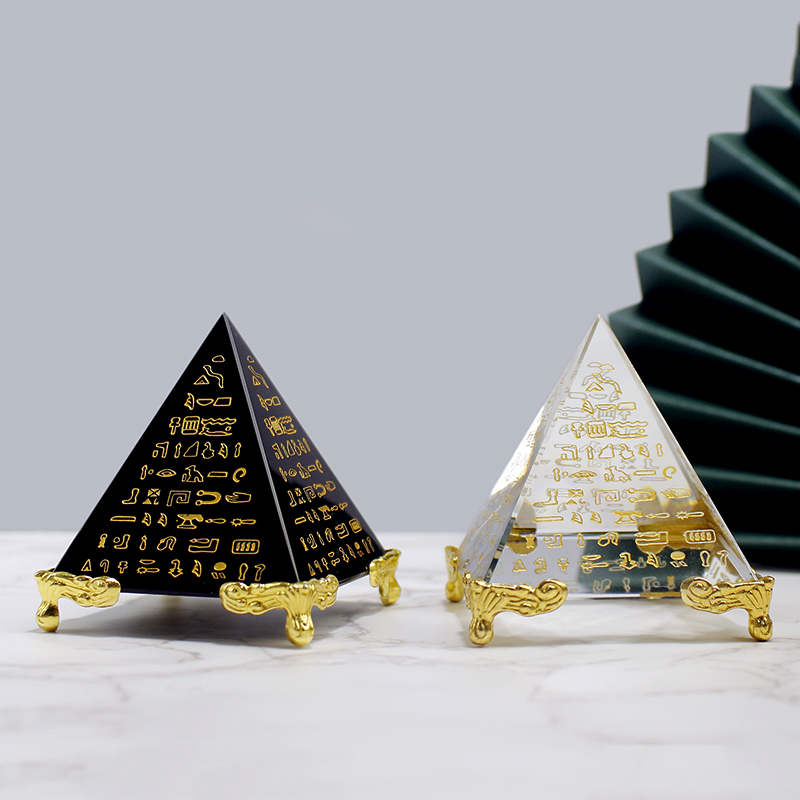Modelo de Pirâmide do Egito Cr - Paper Weight Crystal avaliação e preço