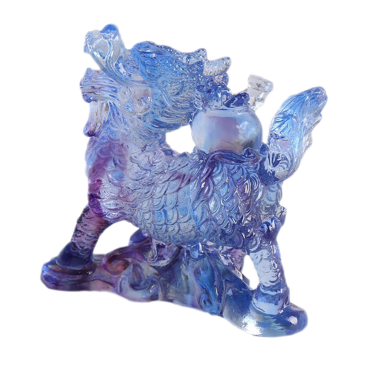 Estátua de Cristal Liuli Feng  - Paper Weight Crystal avaliação e preço